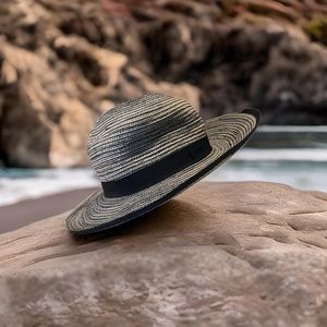 Women’s Sun Black Sun Hat Wide Brim by Solar Escape